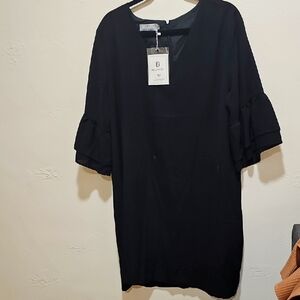 Belongsci Black Women's Dress